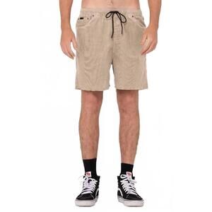 NEW RUSTY rifts 18" cut off cotton elastic short in taupe